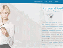 Tablet Screenshot of personalaudioguide.com